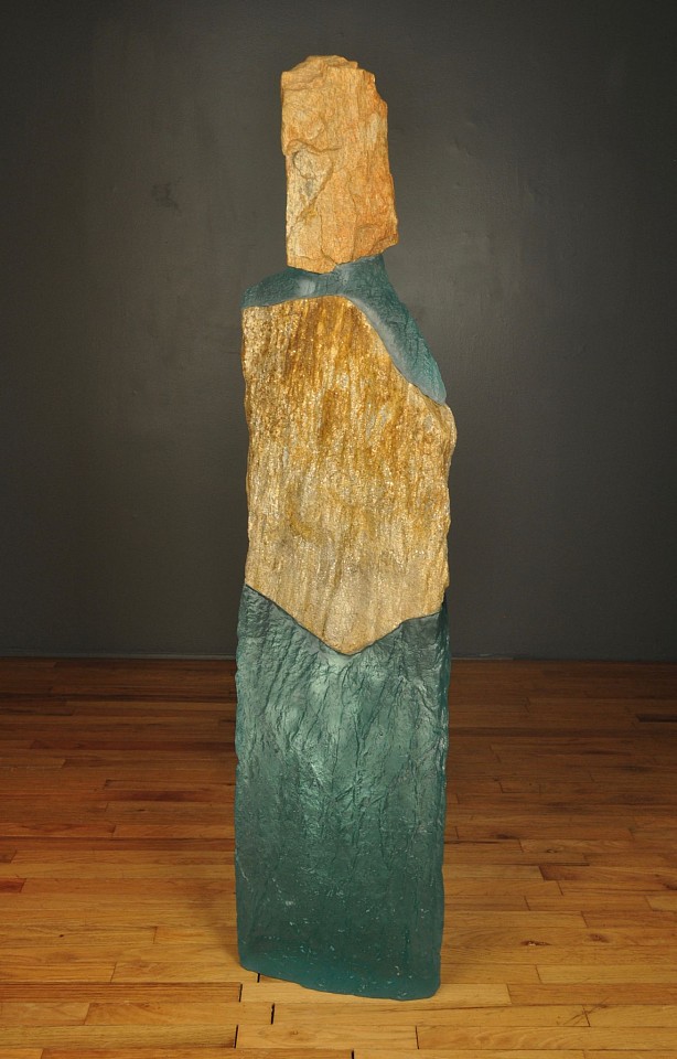 Thomas Scoon, Companion #3, 2021
Cast Glass and Granite Sculpture, 55 1/2 x 13 in.