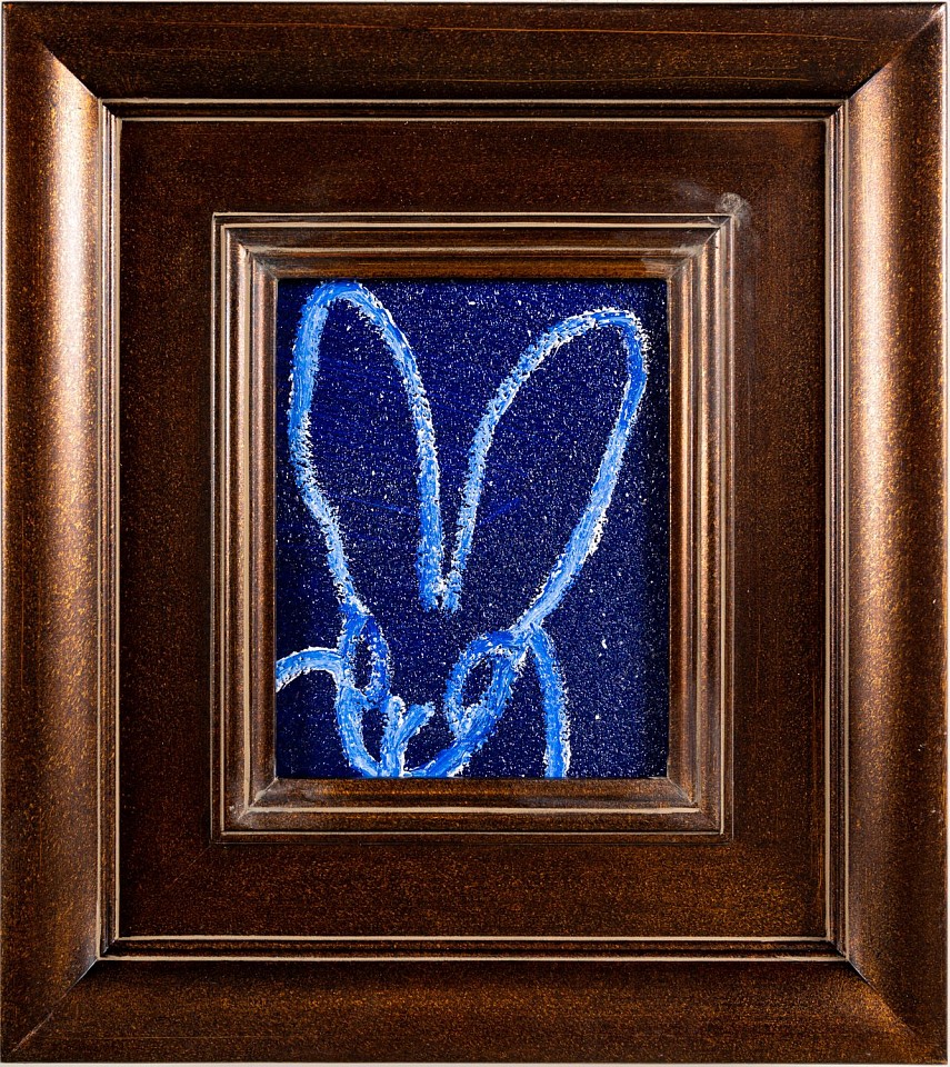 Hunt Slonem, Rhapsody Blue, 2022
Oil and Acrylic with Diamond Dust on Wood, 10 x 8 in.