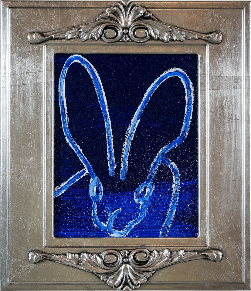 Hunt Slonem, Midnight Romp, 2022
Oil and Acrylic with Diamond Dust on Wood, 10 x 8 in.