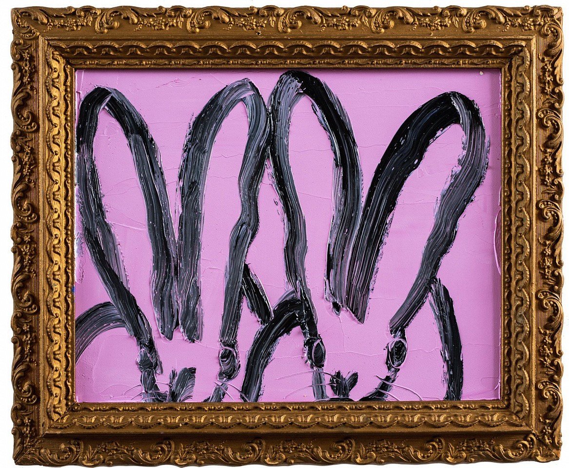 Hunt Slonem, Double Bunny Lavender, 2023
Oil on Wood, 11 x 14 in.