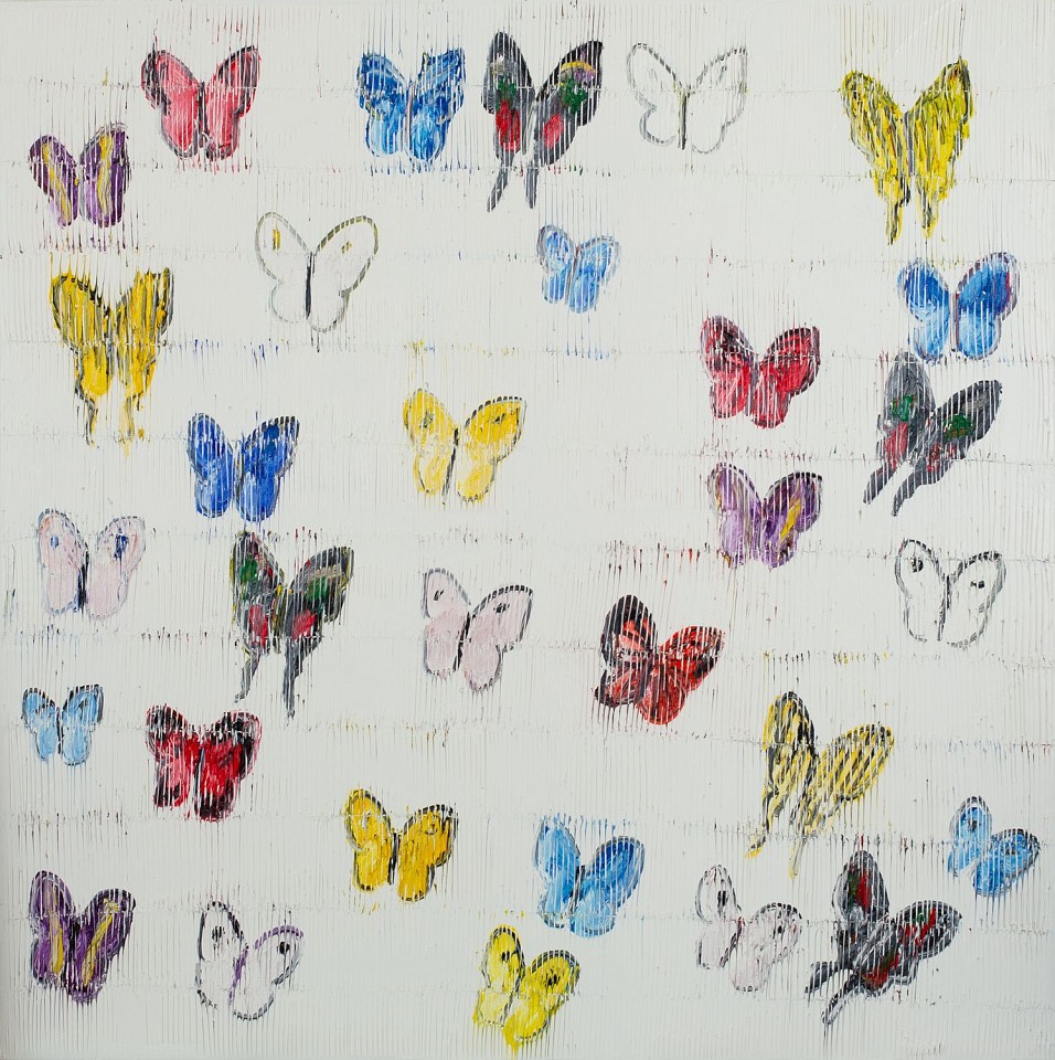 Hunt Slonem, White Butterflies, 2018
Oil on Canvas, 48 x 48 in.