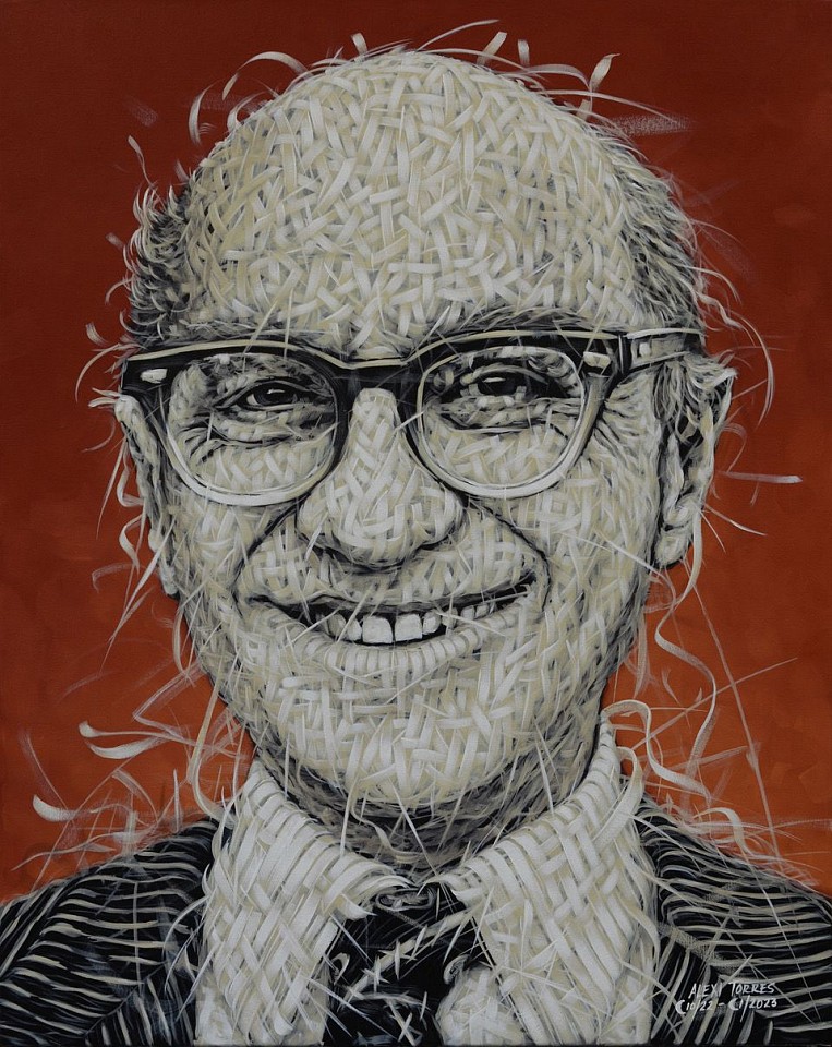 Alexi Torres, Milton Friedman, 2023
Original Oil on Canvas, 30 x 24 in.