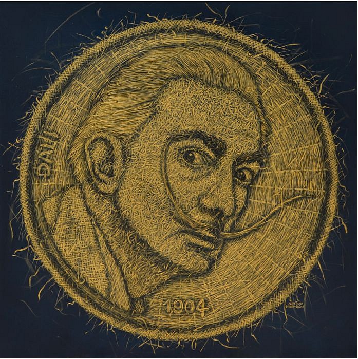 Alexi Torres, We Buy Gold - Dalí­, 2013
Original Oil on Canvas, 60 x 60 in.