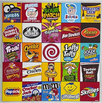 Guy Boudro -&nbsp;Guy Boudro Candy Mosaic: Skittles