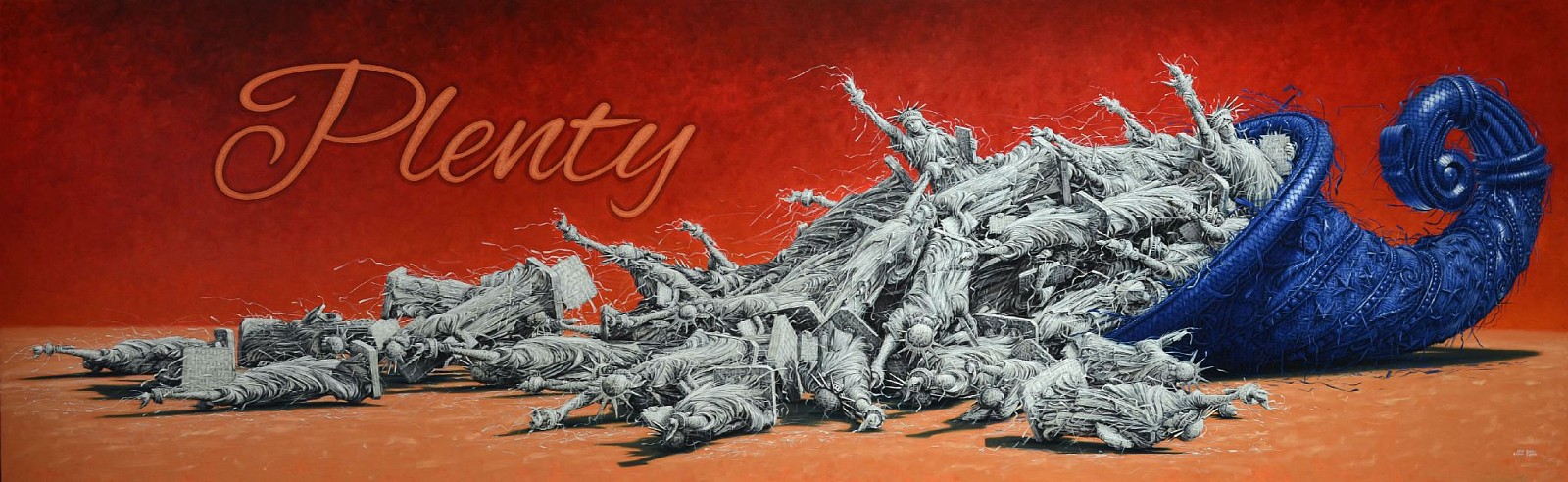 Alexi Torres, Plenty, 2022
Original Oil on Canvas, 66 x 216 in.