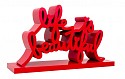 Mr. Brainwash, Life Is Beautiful - Red
2023, Painted 316 Marine Grade Stainless Steel Sculpture