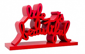 Mr. Brainwash - Mr. Brainwash Life Is Beautiful - Red