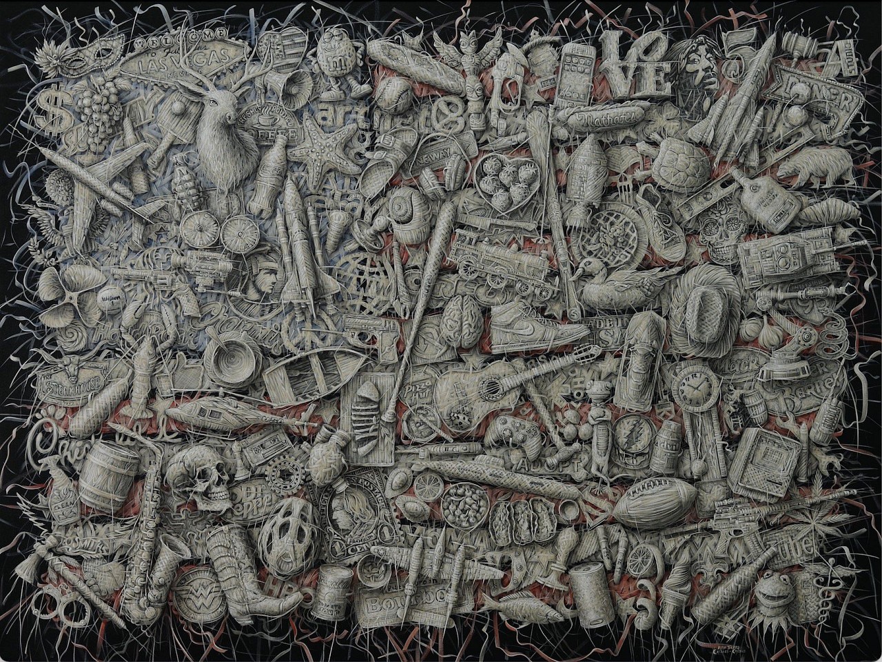 Alexi Torres, The American Dream, 2023
Original Oil on Canvas, 72 x 96 in.