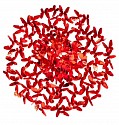 Roman Feral, Circle Of Life (RED)
2023, Stainless Steel Wall Sculpture with Chrome Paint