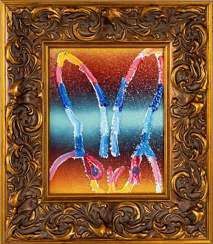 Work: Hunt Slonem Hombre