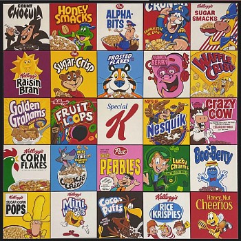 Guy Boudro -&nbsp;Guy Boudro Cereal Mosaic: Cheerios