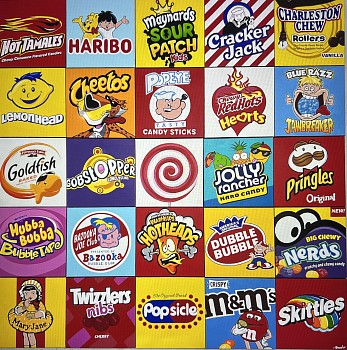 Guy Boudro -&nbsp;Guy Boudro Candy Mosaic: Skittles