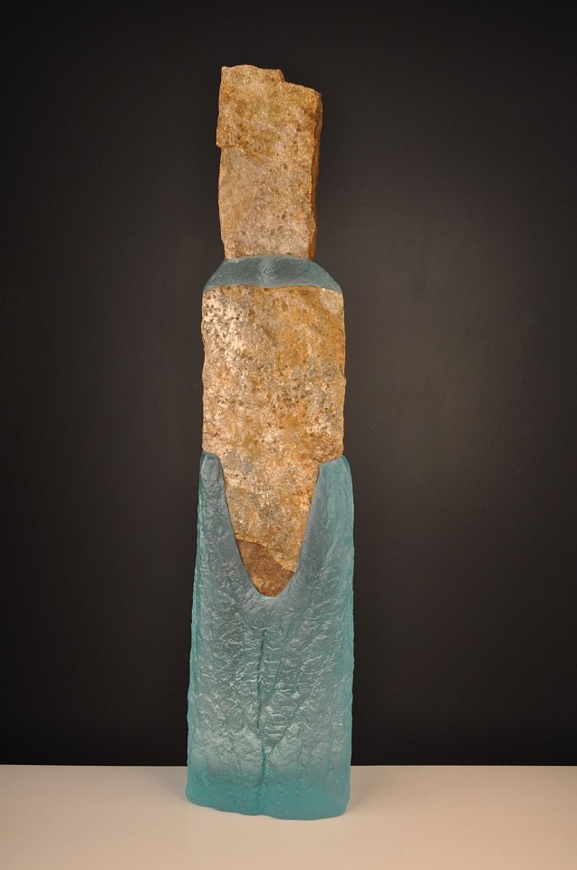 Thomas Scoon, Companion #2, 2025
Cast Glass and Granite Sculpture, 39 x 9 in.