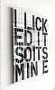 diana korn i licked it so its mine 2025 wall install