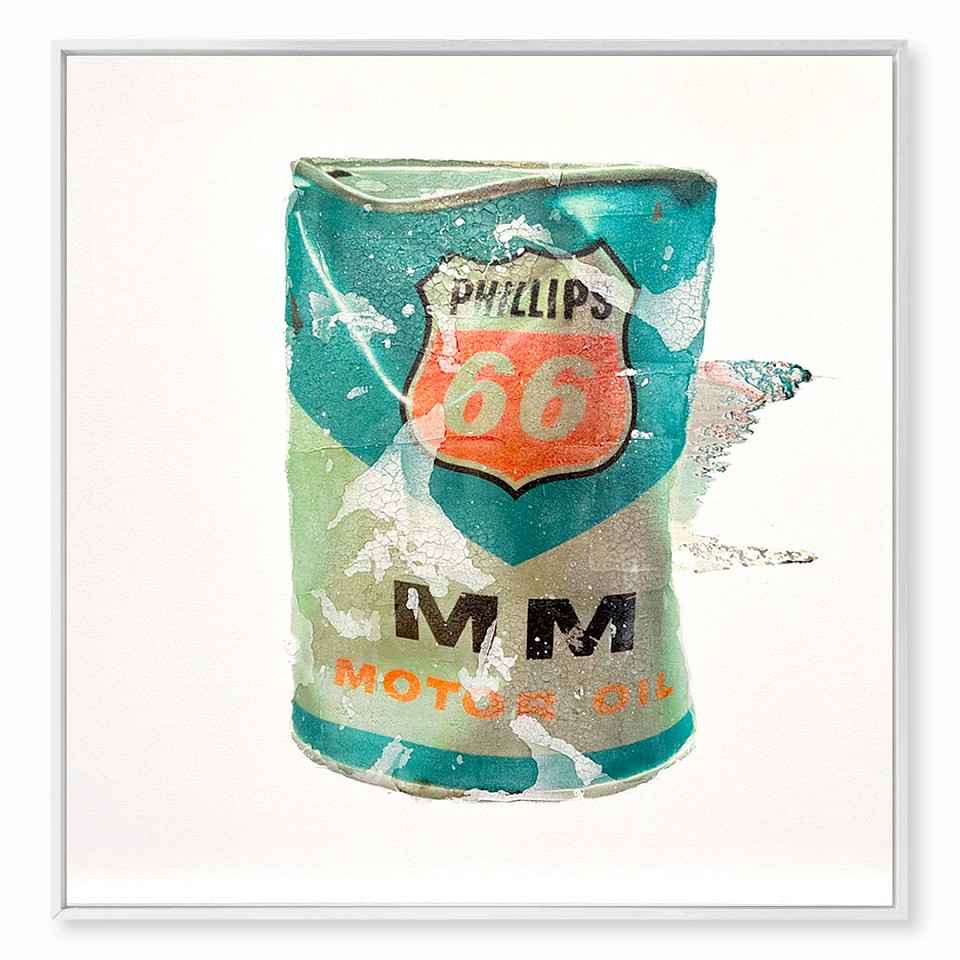Ali Eckert, Phillips 66 (Moos Green), 2022
Original Mixed Media on Canvas, 33 x 33 in.