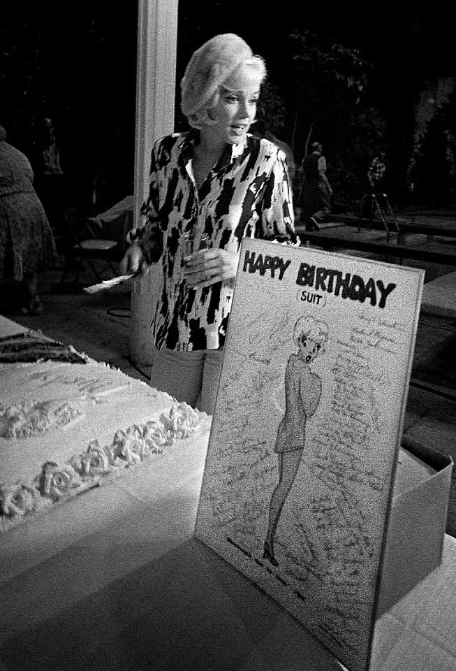 Lawrence Schiller, Marilyn Monroe Celebrating her Birthday on June 1, on the set of "Something's Got To Give", 1962
Archival Digital Pigment Print, 24 x 20 in.