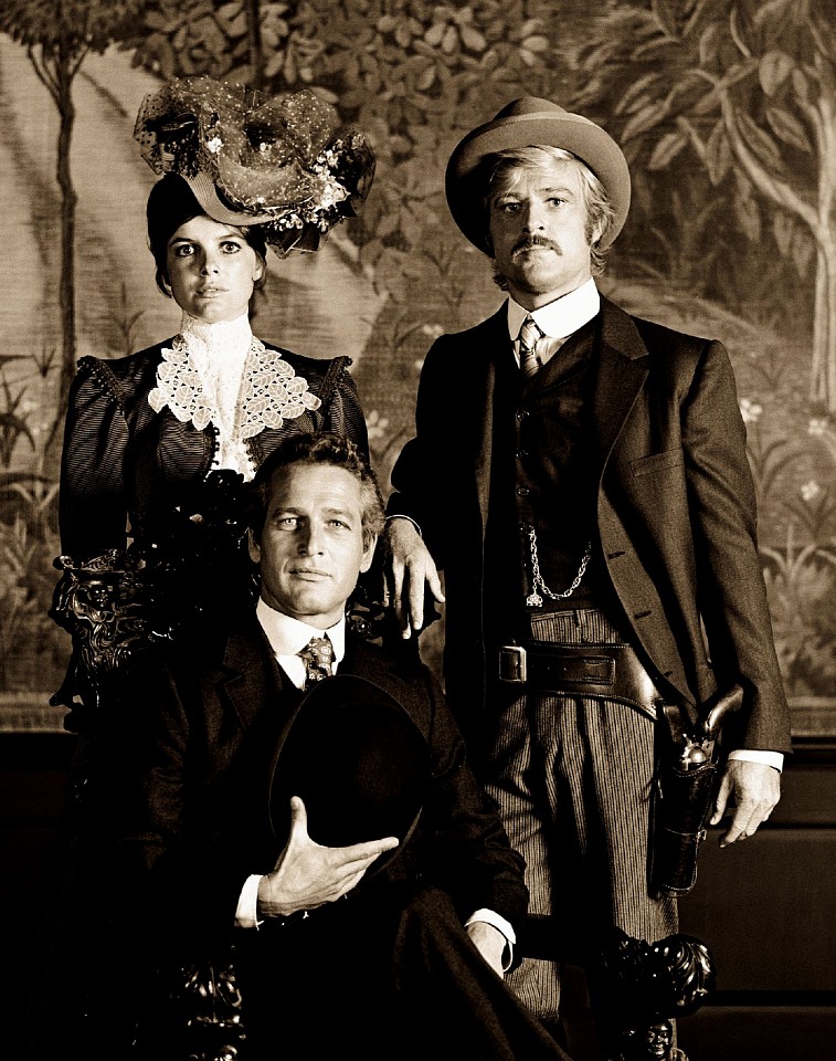 Lawrence Schiller, Katherine Ross, Robert Redford and Paul Newman in "Butch Cassidy and the Sundance Kid", 1968
Archival Digital Pigment Print, 28 x 24 in.