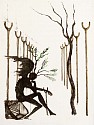 Salvador Dali, Individual Vitrail
1969, Hand Colored Copper Etching on Arches