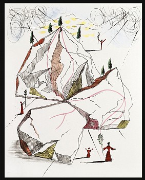 Work: Salvador Dali Mao Tse-Toung Suite: Mountain Of Peace