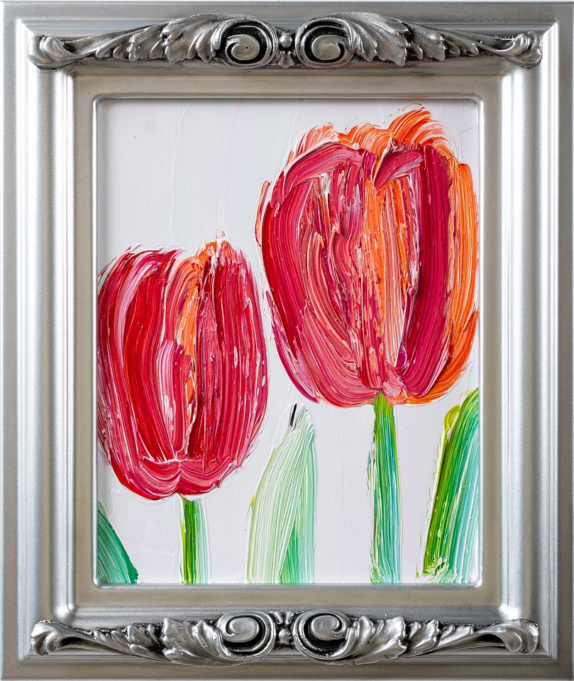 Hunt Slonem, Tulips, 2025
Original Oil on Wood, 13 1/2 x 11 1/2 in.