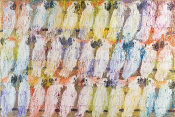 Work:&nbsp;Hunt Slonem Molucans XY