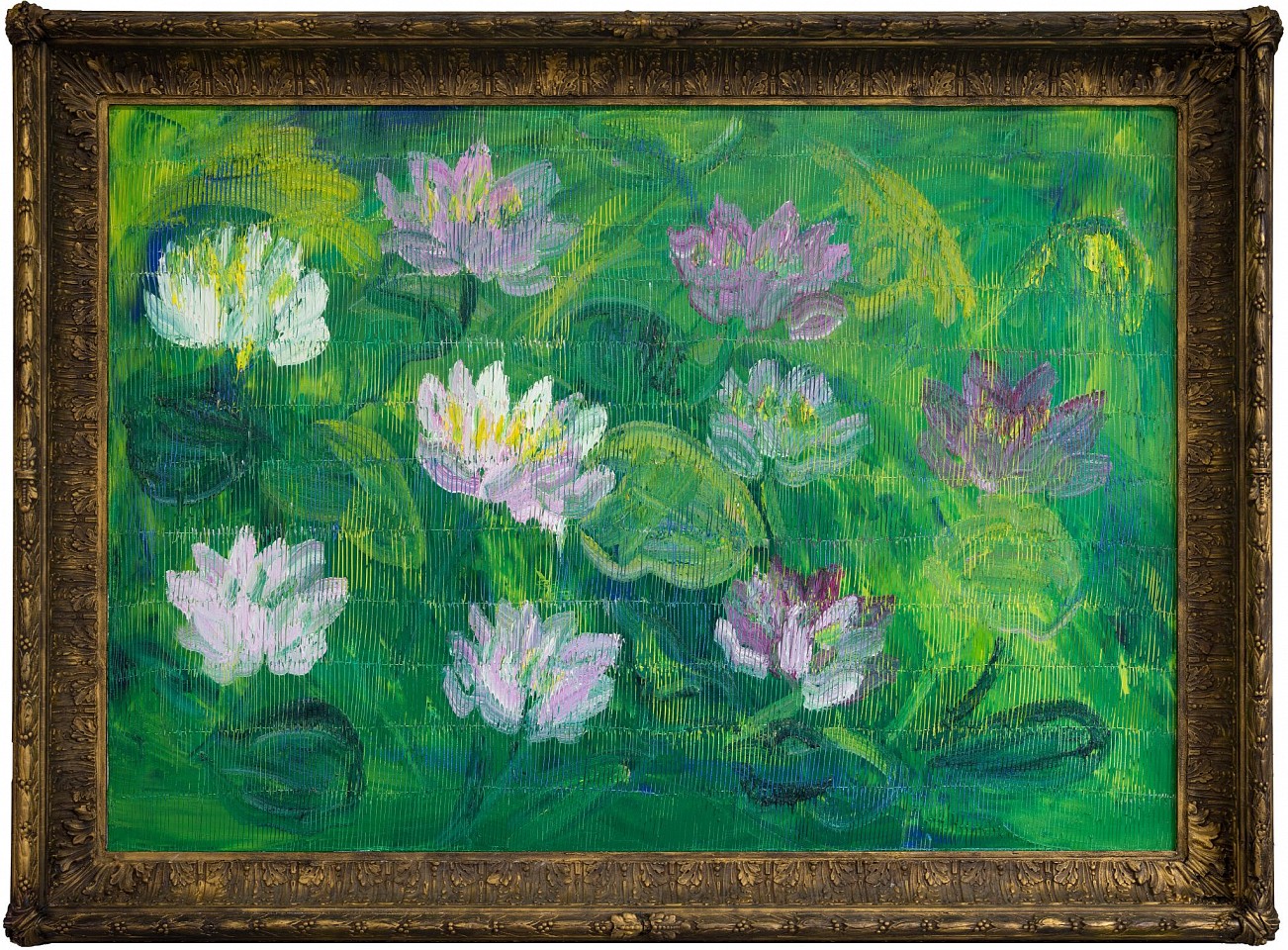 Hunt Slonem, Lillys Pond, 2025
Original Oil on Canvas, 59 x 80 in.