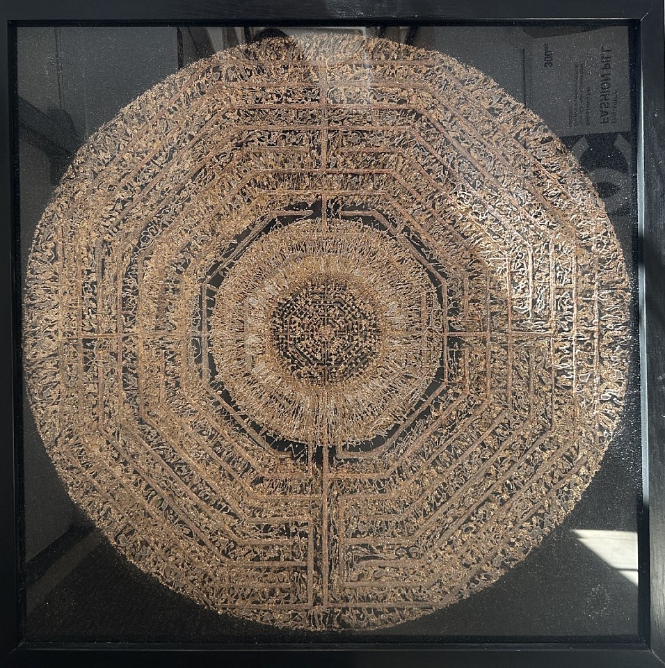 Christine Matthäi, FLOW, 2020
Mixed Media, Sand and Acrylic on Archival Paper, 51 x 51 in.