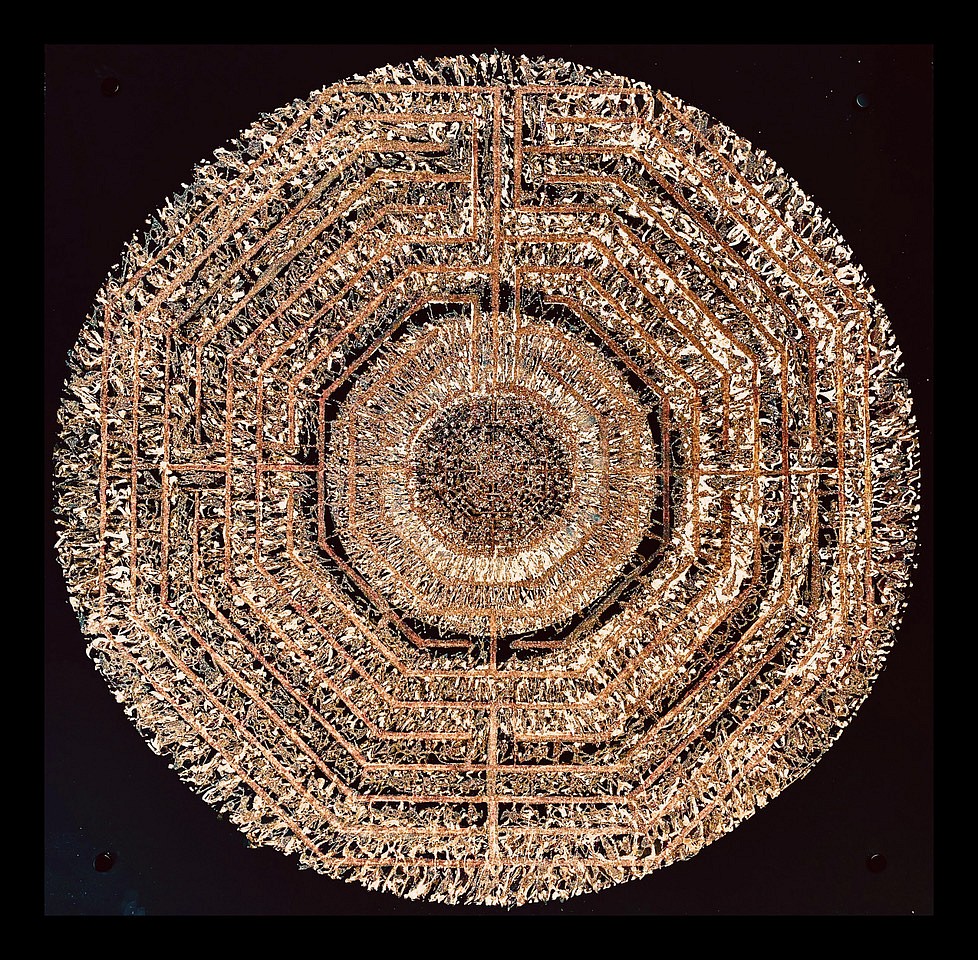 Christine Matthäi, Sacred Path IX, 2021
Mixed Media, Sand, Acrylic and Diamond Dust on Archival Paper, 51 x 51 in.