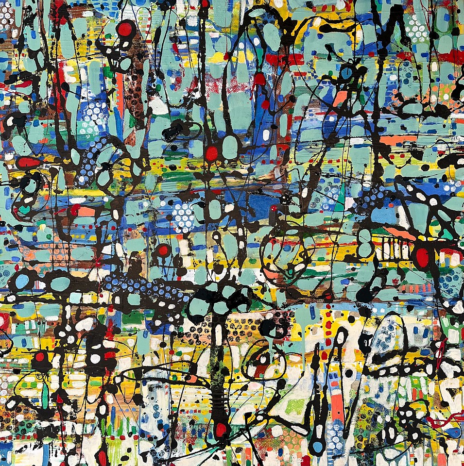 Lynn Goldsmith, Colorstorm 2, 2025
Oil on Canvas, 30 x 30 in.