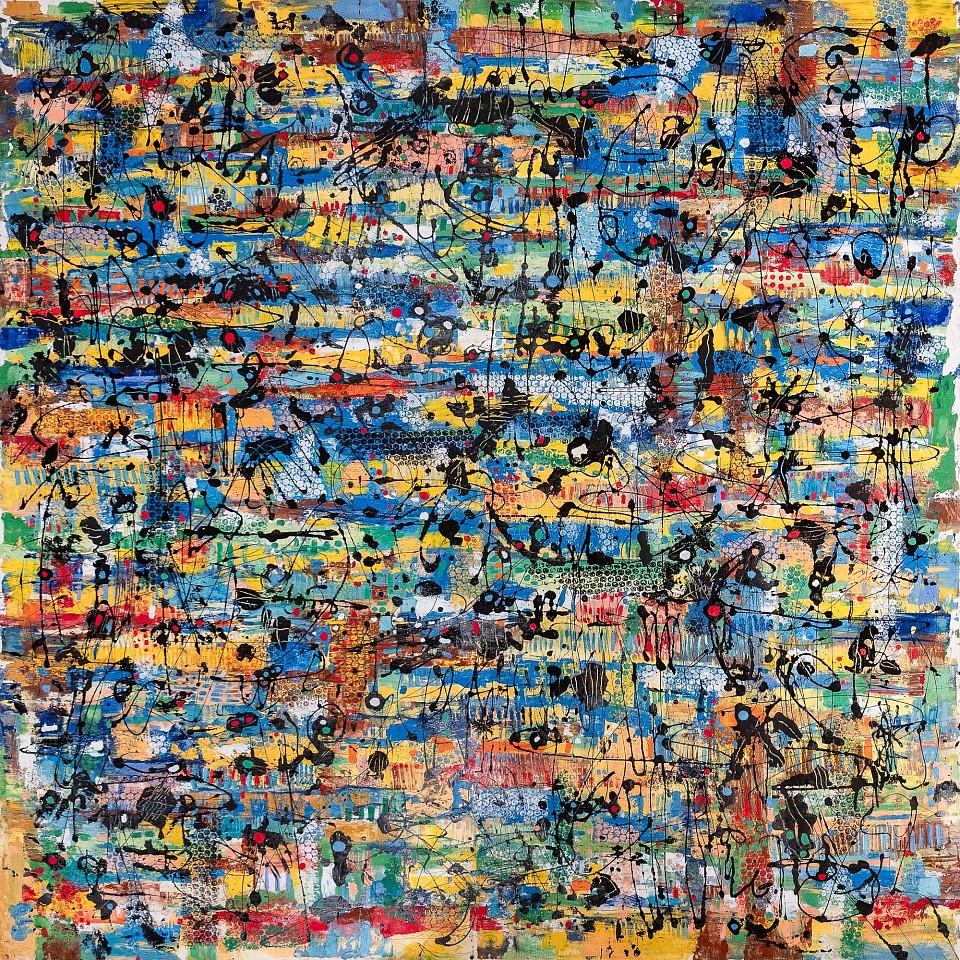 Lynn Goldsmith, Colorstorm 1, 2025
Oil on Canvas, 70 x 62 in.