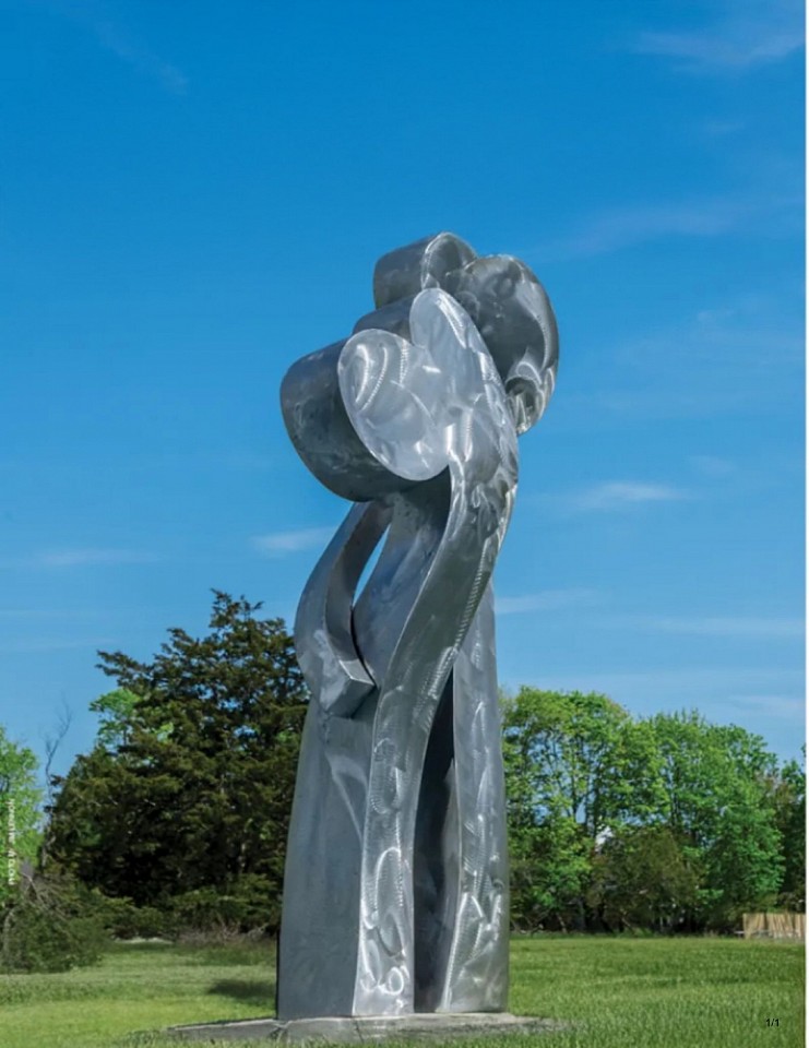Hans Van De Bovenkamp, Muse #1, 2008
Stainless Steel, 84 x 48 x 24 in.