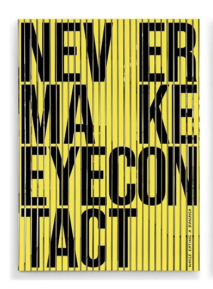 Diana Korn, Never Make Eye Contact While Eating A Banana, 2024
Glass Mirror with Acrylic Glass, 55 x 39 x 1 1/2 in.