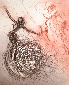 Work:&nbsp;Salvador Dali Hippies Suite: Woman In The Waves