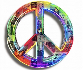 RISK -&nbsp;RISK Neon Risky Peace Sign