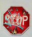 RISK, Risk Tag Stop Sign Neon
2026, Aerosol & Neon on Street Sign