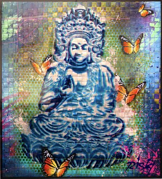 RISK -&nbsp;RISK Woven Warrior Buddha