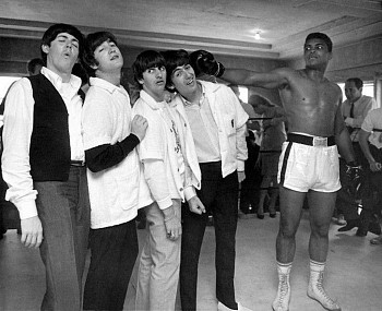 Harry Benson -&nbsp;Harry Benson The Beatles and Cassius Clay, 5th Street Gym, Miami