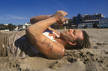 Harry Benson -&nbsp;Harry Benson Mickey Rourke, Santa Monica UF