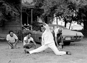 Work:&nbsp;Harry Benson James Brown Doing The Split