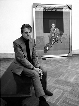 Work:&nbsp;Harry Benson Francis Bacon, Metropolitan Museum, New York