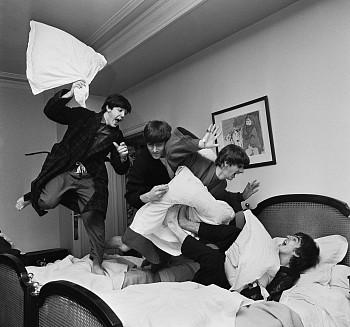 Harry Benson -&nbsp;Harry Benson Beatles Pillow Fight