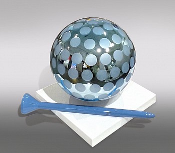 Work:&nbsp;Abby Modell Zero Gravity Golf Ball (Turq)