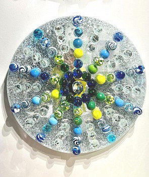 Work:&nbsp;Abby Modell Starburst Tranquility (Blue/Green)