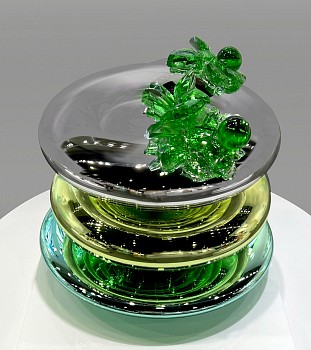 Work:&nbsp;Abby Modell Moon Cactus (Silver/Green)