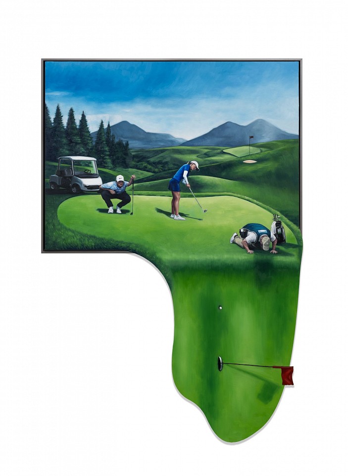 Hijack, Change of Course, 2026
Oil on Wood, 80 x 55 in.