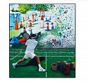 Hijack, Match Pointillism
2026, Oil Paint on Canvas