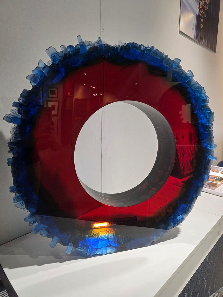 Vladimír Procházka, Wheel Gear, 2025
Glass Sculpture, 26 x 26 x 5 in.