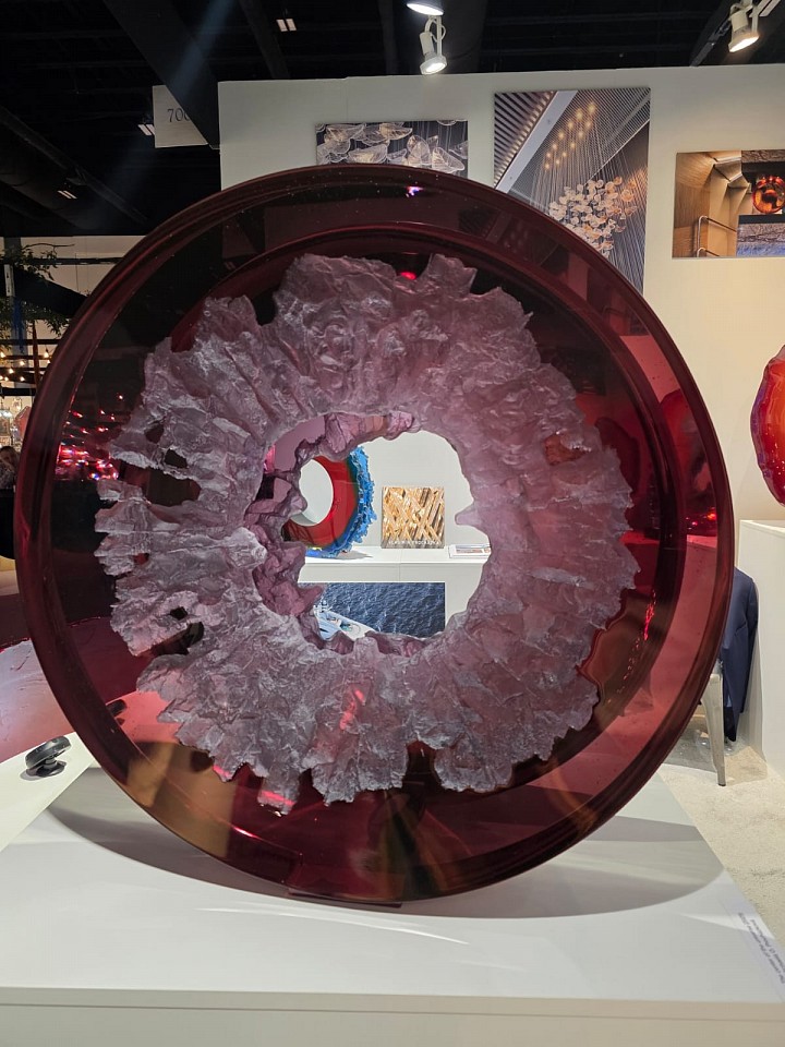 Vladimír Procházka, Center of the Universe, 2025
Glass Sculpture, 31 x 30 x 4 in.