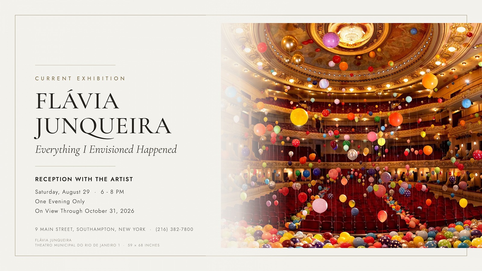 Flavia Exhibition at Contessa Gallery