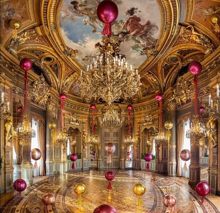 Flávia Junqueira, Sala dos Embaixadores / Palacio de Linares #1 1873, 2024
Mineral Pigment on Cotton Paper, 60 x 61 1/4 in.